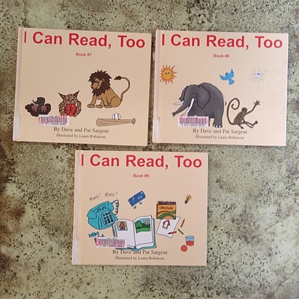 Level Reader Dave Pat Sargent Beginner Books Children's Picture I Can Read Too